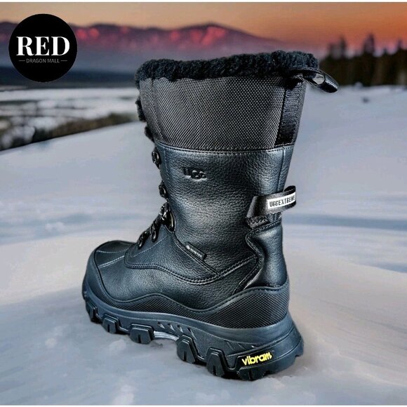 UGG Black Adirondack Meridian Gore-Tex Extreme Boots 1143839 - Women's Size 7 - Picture 11 of 14